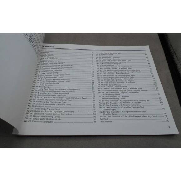 Radio Shack Science Fair 60 in One Electronic Project Owner's Manual ONLY 1994 - Picture 3 of 6